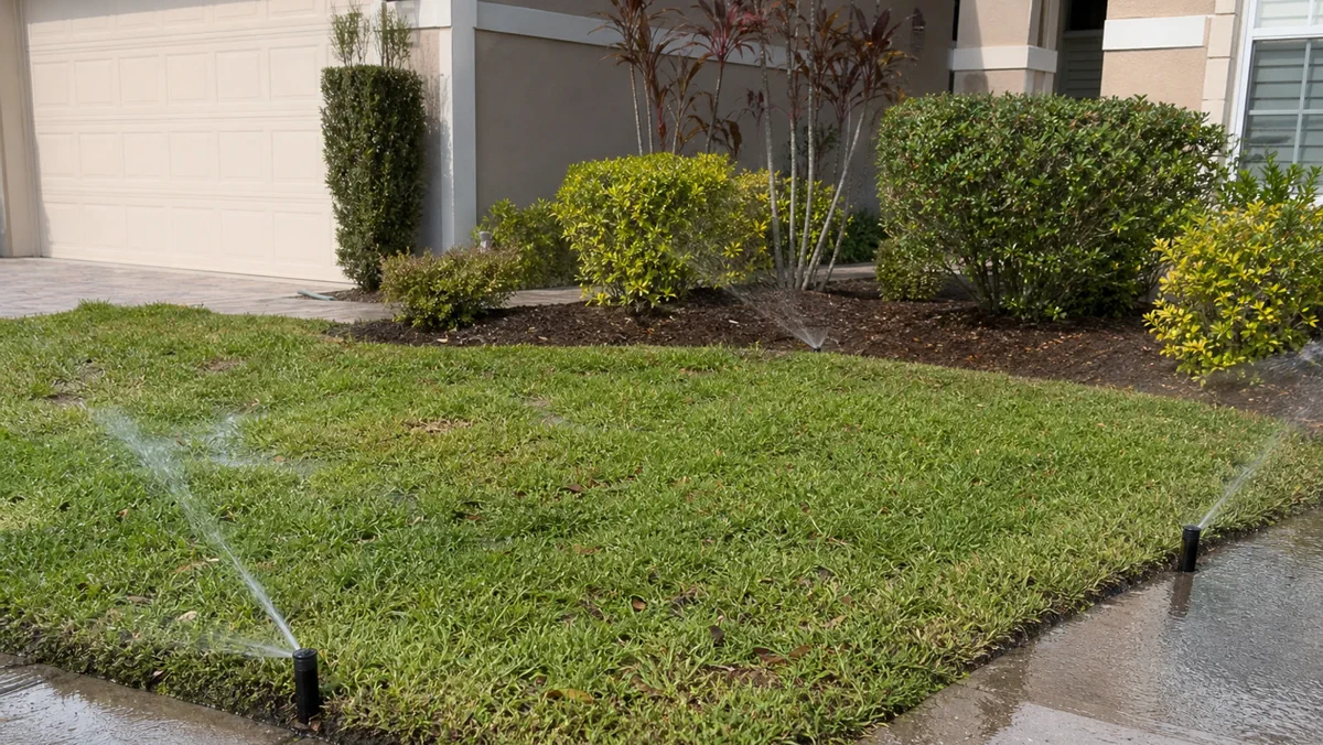 Homeowner sprinkler notes and repair details ready for a callback